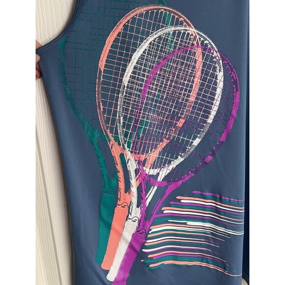 Prince Tennis Top Blue Size XL Excellent Condition Sleeveless - Picture 3 of 5